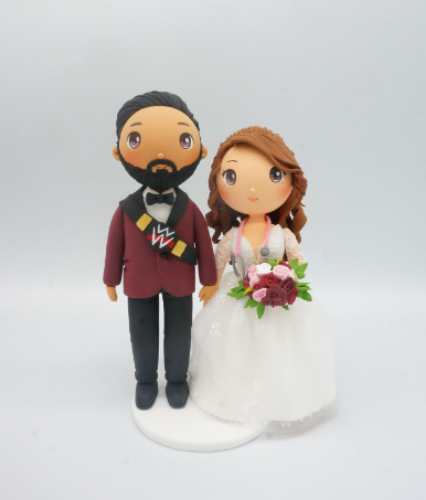 World Cake Topper. Geeky Anime Fandom With Inspired Seven Deadly Sins  Wedding Cake Topper