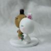 Picture of Custom Color Animal Cake Topper, Bear & Bunny Wedding Cake Topper