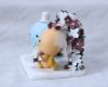 Picture of Pokemon Wedding Cake Topper with Arch,  Squirtle and Charmander Cake Topper