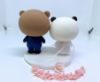 Picture of Mitao Panda Budu Dudu Wedding Cake Topper, Mitao Panda fan wedding gift, Budu Dudu wedding cake topper