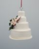 Picture of Flower Wedding Cake Replica, Custom 4-tiers Wedding Cake Miniature, Wedding cake Ornament