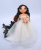 Picture of Bride dragging groom gamer Wedding Cake Topper, Wedding Cake Topper with a cat 