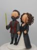 Picture of Harry Potter fandom & Star Wars fandom Wedding Cake Topper, Cur