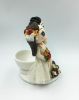 Picture of Storm in a Teacup game Wedding Cake Topper, Mad Tea Party Disney Ride Theme Wedding Cake Topper