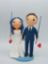 Picture of Fishing Bride and Groom Wedding Cake Topper,  Steal your heart wedding cake topper