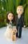 Picture of Hiking Couple Wedding Cake Topper, Backpacking Bride And Groom Cake Topper