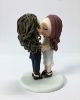 Picture of Lesbian Wedding Cake Topper, Kissing Bride & Bride Wedding Figurine