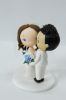 Picture of Custom Bride & Bride Wedding Cake Topper, Handmade Wedding Gifts for Lesbian Couples