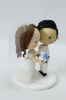 Picture of Custom Bride & Bride Wedding Cake Topper, Handmade Wedding Gifts for Lesbian Couples