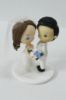 Picture of Custom Bride & Bride Wedding Cake Topper, Handmade Wedding Gifts for Lesbian Couples