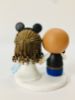 Picture of Han Solo Groom & Mickey Bride Wedding Cake Topper, Star Wars Inspired Wedding, Disney fan wedding