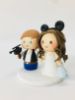 Picture of Han Solo Groom & Mickey Bride Wedding Cake Topper, Star Wars Inspired Wedding, Disney fan wedding