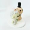 Picture of Halloween Themed Wedding Cake Topper, Sheep & Pig wedding cake topper