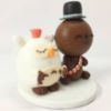 Picture of Owl & Chewbacca Wedding Cake Topper, Harry Potter Wedding Cake Topper, Star Wars Themed Wedding