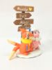 Picture of Flaaffy & Buizel Pokemon Wedding Cake Topper, Happily Ever After Wedding Cake Topper