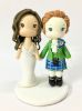 Picture of Scottish Lesbian Wedding Cake Topper, Mrs. & Mrs. Wedding Centerpiece