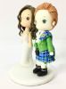 Picture of Scottish Lesbian Wedding Cake Topper, Mrs. & Mrs. Wedding Centerpiece