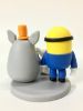 Picture of Minion & Totoro Wedding Cake Topper with a Dog, Gay Wedding cake Topper, Same sex wedding