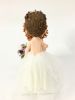 Picture of Lesbian Wedding Cake Topper, Curly Medium Hair Bride & Curly Short Hair Bride Topper, Wedding Gifts for Lesbian Couples