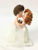 Picture of Lesbian Wedding Cake Topper, Curly Medium Hair Bride & Curly Short Hair Bride Topper, Wedding Gifts for Lesbian Couples