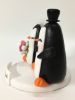 Picture of Mr. & Mrs. Penguin Wedding Cake Topper,  Penguin Wedding Cake Topper, Love Gift for couple