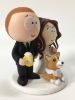 Picture of South Park Wedding Cake Topper with Dog, Beer Lover Groom Topper