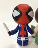 Picture of Deadpool & Ariel Wedding Cake Topper, Superhero & Disney Princess Wedding theme, Fantasy Wedding Cake Decor 