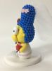 Picture of The Simpsons Wedding Cake Topper, I D'OH sign Wedding Cake Topper, Marge & Homer Wedding Figurine