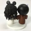 Picture of Obi- Wan Kenobi Groom with Lightsaber & Mickey Bride with Mickey Ice Cream Wedding Cake Topper