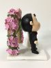 Picture of Crayon Shin-chan Wedding Cake Topper With Sakura arch, Custom Japanese Anime Commission Figurine