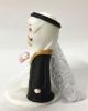 Picture of Muslim Bride & Groom Wedding Cake Topper, Middle East Couple Wedding Clay Figurine