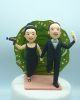 Picture of Custom Rick & Morty Wedding Cake Topper, Cartoon Inspired Wedding Theme