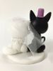 Picture of Kiki's Delivery Service Wedding Cake Topper, Jiji & Lily Clay Dolls, Studio Ghibli Wedding Theme