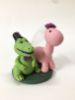 Picture of Dinosaur Bride & Groom Wedding Cake Topper, Animal Themed Wedding Cake Decor, Gifts for Dinosaur Lovers