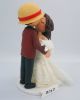 Picture of One Piece Wedding Cake Topper, Monkey D Luffy Groom & beautiful bride action figurine