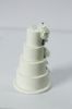 Picture of Roses 4-tiers Wedding Cake Ornament, Wedding Cake Replica Keepsake