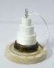 Picture of Three-Tier Simple White Wedding Cake With Topper Ornament, Handmade White Wedding Cake Replica