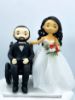 Picture of Groom on Wheelchair Wedding Cake Topper, Special Wedding Centerpiece, Classic Wedding Cake Topper