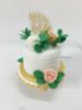 Picture of Custom One-tier wedding cake replica ornament, wedding cake replica figurine