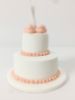 Picture of Custom Wedding Cake Replica, Wedding Cake Ornament, Anniversary Gift Idea, Wedding gift idea, Mother's day gift