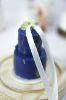 Picture of Navy Blue Wedding Cake Replica, Miniature Wedding Cake Keepsake, Gift for Mom, Gift for Wife