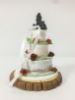 Picture of Nude Wedding Cake With Topper Replica Figurine, Woodland Wedding Cake Ornament