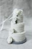 Picture of Newlyweds Christmas Ornament, 3D Wedding cake (3 tiers) ornament keepsake ornament