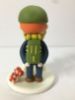 Picture of Hiker Groom & Mickey Bride Wedding Cake Topper, Hiking Wedding Cake Topper with Mushrooms, Adventure Lover Anniversary Gifts